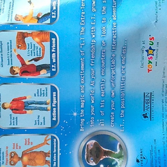 👽  E.T. Extra Terrestrrial InterActive RED HOODIE Vintage PRISTINE - Picture 5 of 16